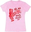 Rock'em Sock'em Robots Best Shot Pink Juniors Tee T-Shirt