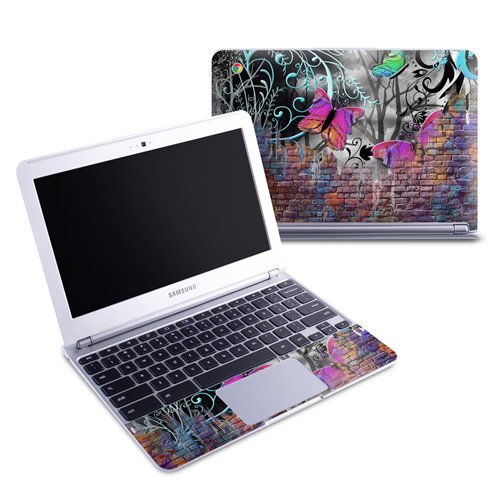 Decal Girl Skin Kit for 11.6-Inch Samsung Chromebook - Butterfly Wall (SCB1-BWALL)