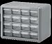 C.R. LAURENCE AM10116 CRL 16 Drawer Small Parts Cabinet