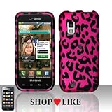 Rubberized Hot Pink Black Leopard Snap on Design Case Hard Case Skin Cover  ....