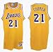 Michael Cooper Los Angeles Lakers #21 Retro Swingman Adidas NBA Basketball Jersey (Gold)