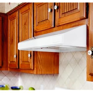 Vent A Hood: SLH6K Vent A Hood: SLH6K30WH Under Cabinet Range Hood with 250 CFM Inline Blower & Dual Level Halogen Lighting