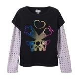Girls' Circo  Skate 2fer Tee - Ebony