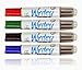 Writeyboard Chisel Tip Refillable Dry Erase Marker 4-Pack (40006)