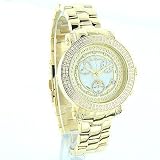 Womens Diamond JoJo Watch 1.25ct Yellow Gold White MOP