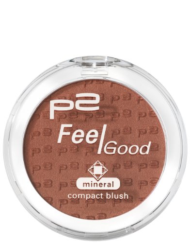 P2 Feel Good Mineral Compact Blush Rouge, 040 glowing blossom, 5 g