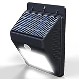 Solar Lights, Outdoor/Garden Waterproof Solar Motion Light - Wireless Security LED Light - Bright - for Outdoor Wall/Deck/Pole - Auto ON/OFF - No Tools Required - Vont