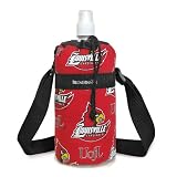 U of L University of Louisville Cardinals Logo Water Bottle Holder Sport Bottles - GIFT IDEA for Fitness Golf Golfers Soccer Workout Gifts and Gift Ideas For Him Her Athletes Man Men, Women, Ladies Alumni Runners Joggers