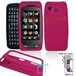 Hot Pink Transparent Silicone Skin Cover Case Cell Phone Protector for Samsung Impression A877