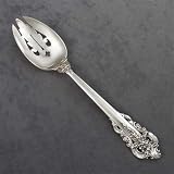 Grande Baroque by Wallace, Sterling Tablespoon, Pierced (Serving Spoon)