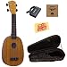 Mahalo U-320P Deluxe Soprano Pineapple Ukulele Bundle with Aquila Strings, Hardshell Case, Tuner, and Polishing Cloth