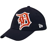 New Era Detroit Tigers Navy Blue Side Patch 39THIRTY Stretch Fit Hat