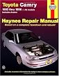 Haynes Toyota Camry Automotive Repair Manual: All Toyota Camry and Avalon Models 1992 thru 1996 (Haynes Repair Manuals)