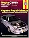 Haynes Toyota Camry Automotive Repair Manual: All Toyota Camry and Avalon Models 1992 thru 1996 (Haynes Repair Manuals) by John Haynes