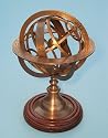 Medium Sized Brass Demonstrational Armillary Sphere