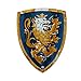 Liontouch Knight Shield, Medieval Fantasy for Kids, Noble Knight, Blue, EVA Foam