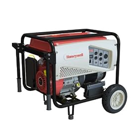 Honeywell 7500E-6039 7,500 Watt 420cc OHV Portable Gas Powered Generator with Electric Start by Honeywell