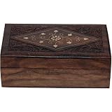 Antique Jewelry Box Handmade in Wood