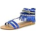 Alpine Swiss Womens Beaded & Studded Fringe Flat Gladiator Sandals