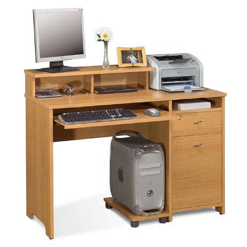 Legend Computer Desk - Golden Oak