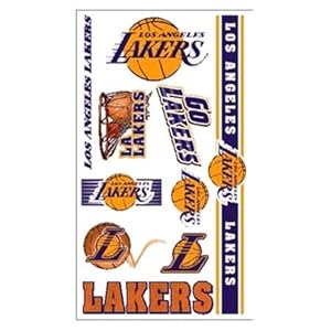 NBA Temporary Los Angeles Lakers Tattoo