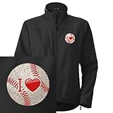 IMAGE OF Artsmith, Inc. Women's Embroidered Jacket I Love Baseball - Small
