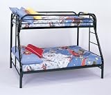 full size bunk beds Bunk Bed   Twin / Full Size Bunk Bed in Black   Coaster