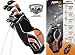Tour Edge Men's HP11 Complete 17-piece Golf set 1-3-5 WD, 4 HY GR/5-SW Steel, Putter, Bag (Left Hand)
