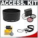 Precision Design ET-67B Lens Hood for the Canon EF-S 60mm f/2.8 Macro USM Lens with Accessory Kit