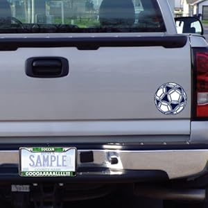 Soccer - GOOOAALLLL!!! - License Plate Holder and Bumper Magnet Package