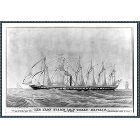 Historic Print (S): The iron steam ship Great Britain