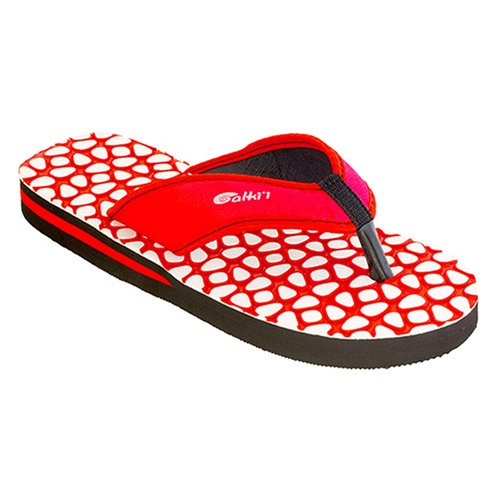 Alkii Bubbles RedWhite Womens Flip Flop