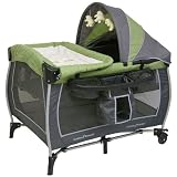 Baby Trend Columbia Play Yard - Green/ Gray