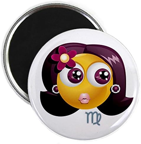 2.25 Inch Magnet SmileyFace Zodiac Virgo