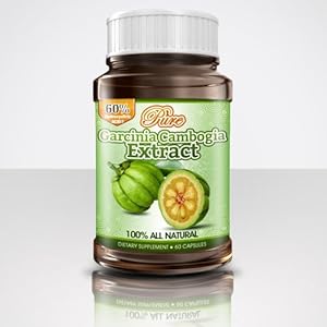 Pure Garcinia Cambogia Extract with HCA, 500 mg, 60 Capsules