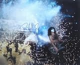 Paul Stanley autographed 16x20 poster size KISS concert photo