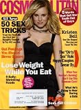 Cosmopolitan September 2009 Kristen Bell Cover, John Mayer, 50 Sex Tricks, Lose Weight While You Eat