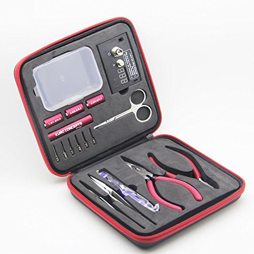 Kencai Wire Coil Master 3 in 1 DIY Jig Coil builder Complete Kit Vape Tool Kit Pe Box Tool Set
