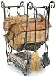 Country Wood Holder w/ Tools