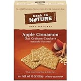 Back To Nature Apple Cinnamon Oat Grahams, 10-Ounce (Pack of 6)