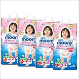 パンツ式ムーニーマンＢig44枚女の子（12～17kg）4個入りセット