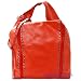 Jimmy Choo Red Leather Medium Saba Handbag SABA-MRD