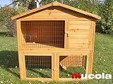 Eigenschaften MuCoLa  / XL KLEINTIERSTALL / HASENSTALL MIT FREILAUFGEHEGE STALL