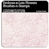 Photoshop Brushes - Emboss a lots Flowers Brushes and Stamps