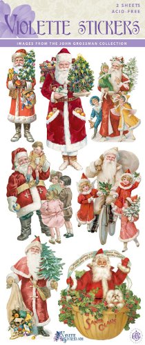 Violette Christmas Cherry Red Santas
