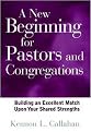 A New Beginning for Pastors and Congregations (Building an Excellent Match upon Your Shared Strengths) (Hardcover)