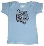 funky baby clothes-Riverstone Goods Trendy Funky Baby Tiger Short Sleeve Lap T-Shirt (Newborn, 7-14 Pounds))