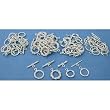 Twisted Bali Toggle Clasps Silver Plated Approx 48
