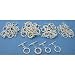 Twisted Bali Toggle Clasps Silver Plated Approx 48