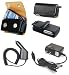 ACCESSORY BUNDLE COMBO (Includeds Premium Side Leather Case + Rapid Car Charger + Travel Home Wall Charger) for PALM TREO 650, 680, 700, 700WX, 750, 755P, CENTRO
